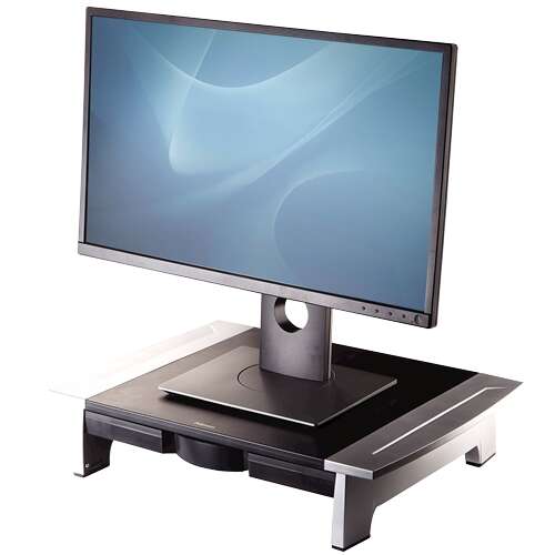 Fellowes - Office Suites 71 1 cm (28") Negro  Plata Escritorio