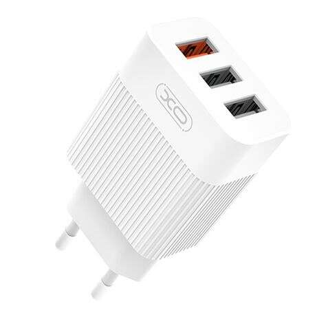 XO L72 Cargador de Corriente 1x USB-A 18W Carga Rapida 3.0, 2x USB-A 1 pieza(s)