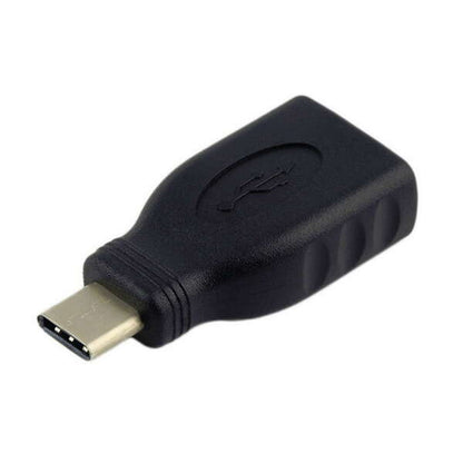 AISENS - A108-0323 cambiador de género para cable USB-C USB-A Negro