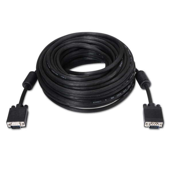 AISENS - A113-0074 cable VGA 10 m VGA (D-Sub) Negro