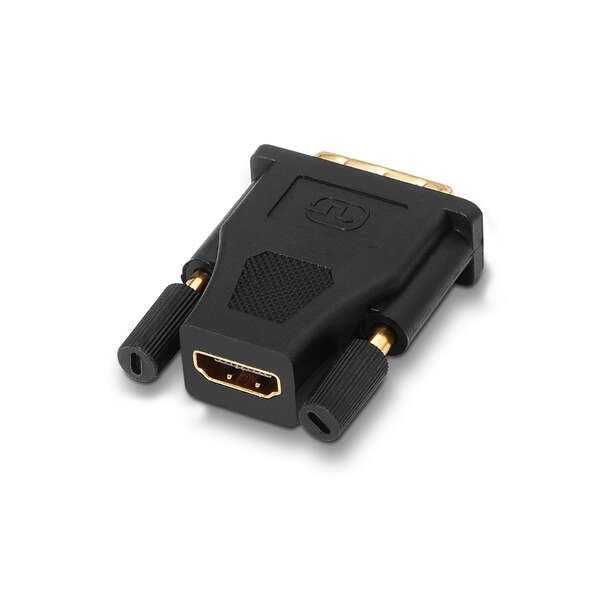 AISENS - A118-0091 cambiador de género para cable DVI 24+1 HDMI A Negro