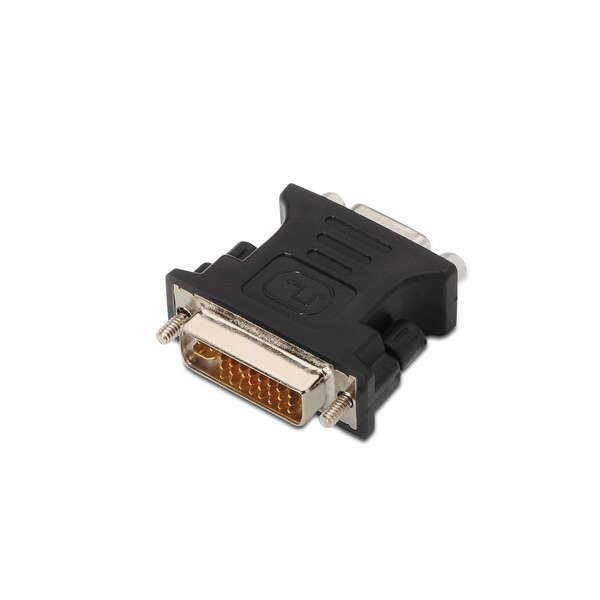 AISENS - A118-0092 cambiador de género para cable DVI VGA Negro