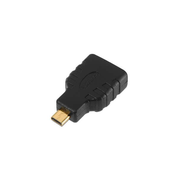 AISENS - A121-0125 cambiador de género para cable HDMI Micro HDMI Negro