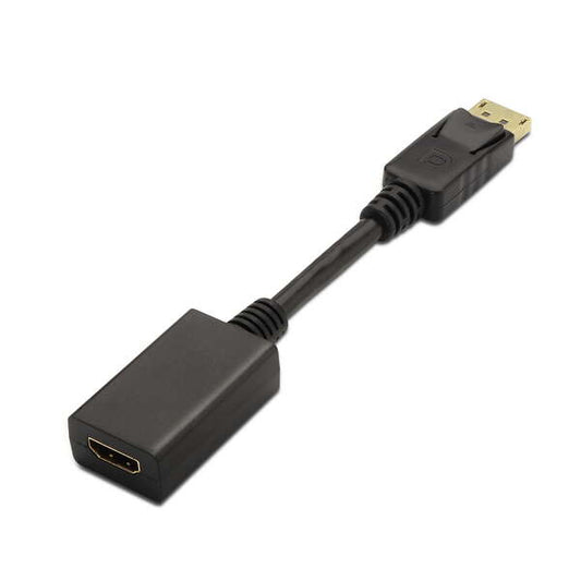 AISENS - A125-0134 adaptador de cable de vídeo 0 15 m DisplayPort HDMI Negro