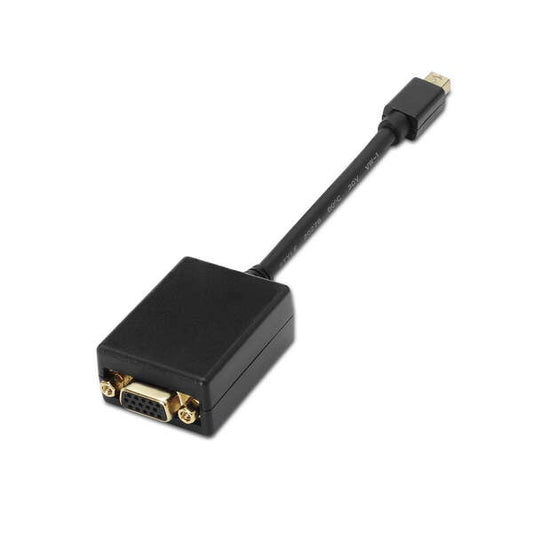 AISENS - A125-0135 adaptador de cable de vídeo 0 15 m Mini DisplayPort VGA Negro