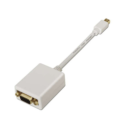 AISENS - A125-0136 adaptador de cable de vídeo 0 15 m Mini DisplayPort VGA Blanco