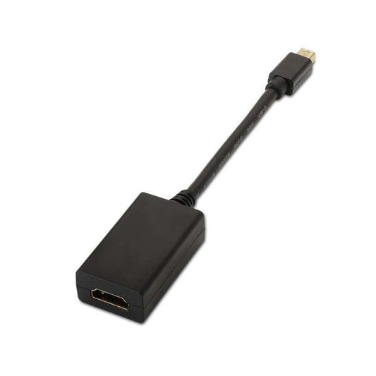 AISENS - A125-0137 adaptador de cable de vídeo 0 15 m Mini DisplayPort HDMI Negro