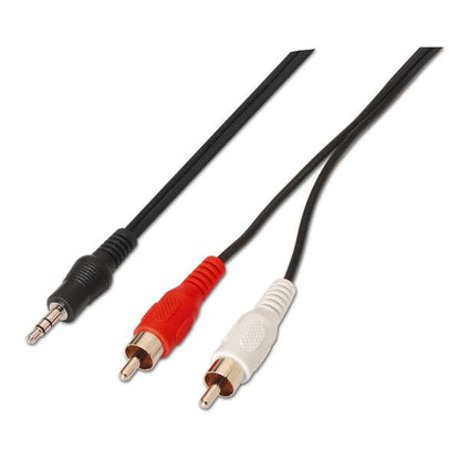 AISENS - A128-0147 cable de audio 1 5 m 3 5mm 2 x RCA Negro