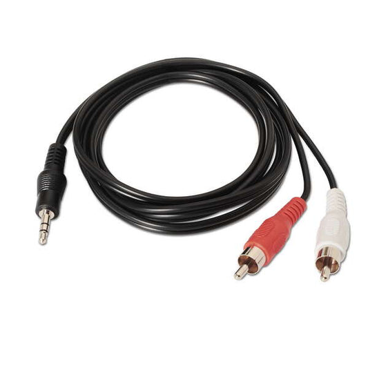 AISENS - A128-0147 cable de audio 1 5 m 3 5mm 2 x RCA Negro