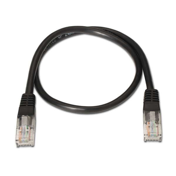 AISENS - A133-0204 cable de red Negro 2 m Cat5e U/UTP (UTP)