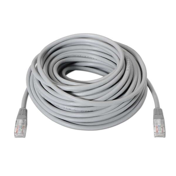 Aisens Cable de Red Latiguillo RJ45 Cat.6 UTP AWG24 - 10m - 10/100/1000 Mbit/s - Color Gris 1 pieza(s)