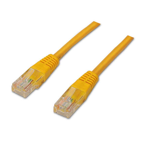 AISENS - A135-0253 cable de red Amarillo 0 5 m Cat6 U/UTP (UTP)