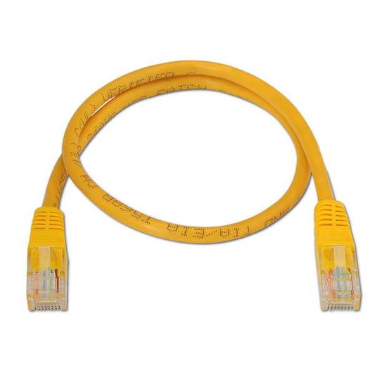 AISENS - A135-0253 cable de red Amarillo 0 5 m Cat6 U/UTP (UTP)