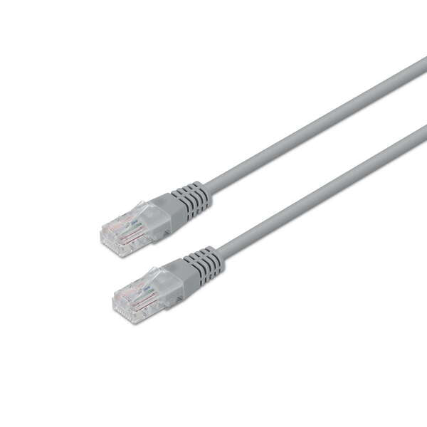 Aisens Cable de Red Latiguillo RJ45 LSZH Cat.6 UTP AWG24 - 10m - Libre de Halogenos - 10/100/1000 Mbit/s - Color Gris 1 pieza(s)