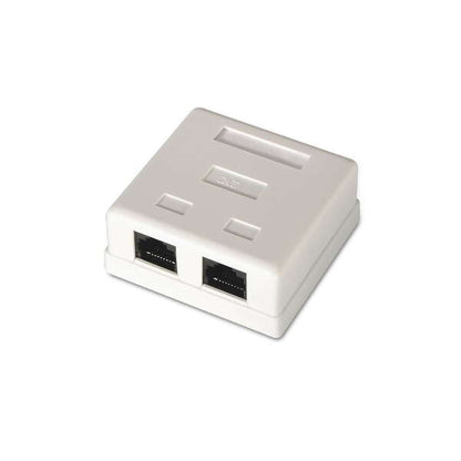 AISENS - A139-0302 caja de conexiones de red Cat6 Blanco