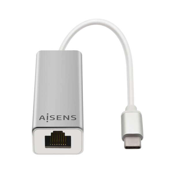 AISENS - Conversor USB 3.1 Gen1 A USB C A Ethernet Gigabit 10/100/1000 Mbps  15cm