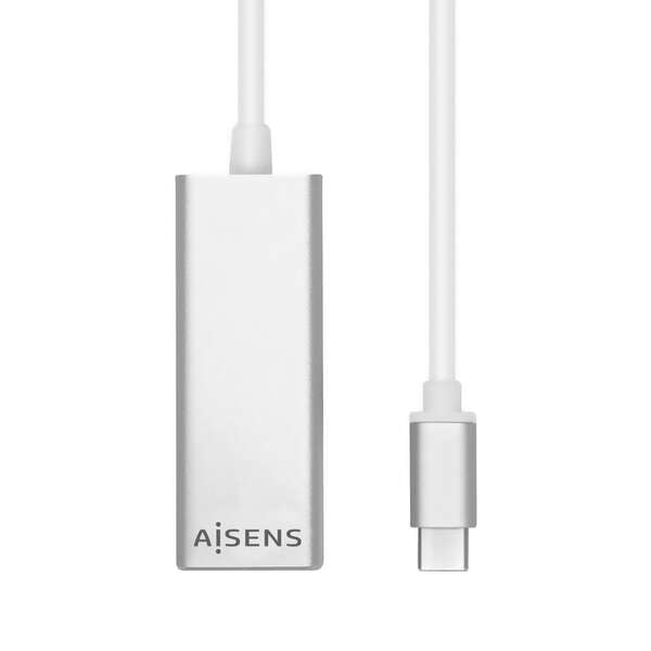 AISENS - Conversor USB 3.1 Gen1 A USB C A Ethernet Gigabit 10/100/1000 Mbps  15cm