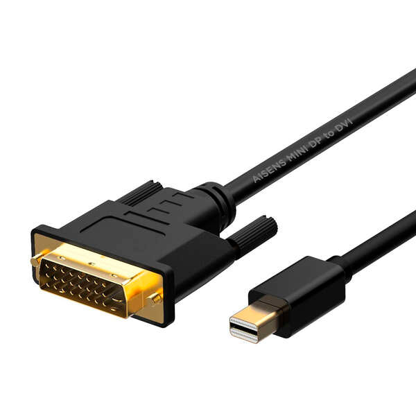 AISENS - A125-0363 adaptador de cable de vídeo 2 m Mini DisplayPort DVI Negro