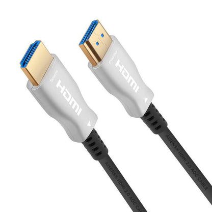 AISENS - Cable HDMI V2.0 AOC Premium alta velocidad / HEC 4k@60hz 18Gbps  A/M-A/M  Negro  50 m