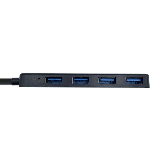 AISENS - Hub USB 3.0  Tipo A/M - 4 x Tipo A/H  Negro  30 cm