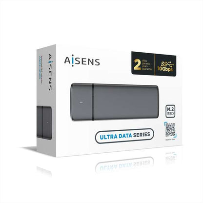 AISENS - Caja Externa M.2 (NGFF) ASM2-002G SATA/NVME a USB3.1/USB3.2 GEN2  Gris