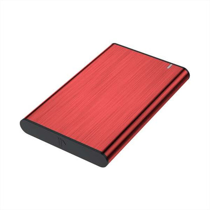 AISENS - Caja Externa 2 5" ASE-2525RED 9.5mm SATA a USB 3.0/USB3.1 Gen1  Rojo