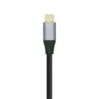 AISENS - Cable conversor USB-C a HDMI 4K@60HZ  USB-C/M-HDMI/M  Negro  0.8m