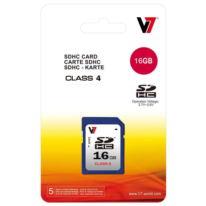 V7 - SDHC 16 GB Clase 4