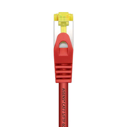 AISENS - Cable De Red Latiguillo RJ45 LSZH Cat.7 600 MHz S/FTP PIMF AWG26  Rojo  25 cm