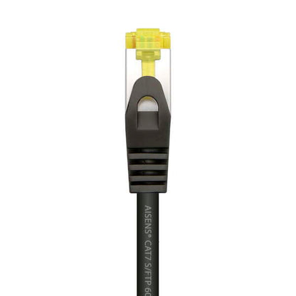 AISENS - Cable De Red Latiguillo RJ45 LSZH Cat.7 600 MHz S/FTP PIMF AWG26  Negro  2.0 m