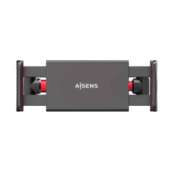 AISENS - Soporte Coche Ajustable (1 Pivote) Para Reposacabezas Para Telefono / Tablet  Rojo