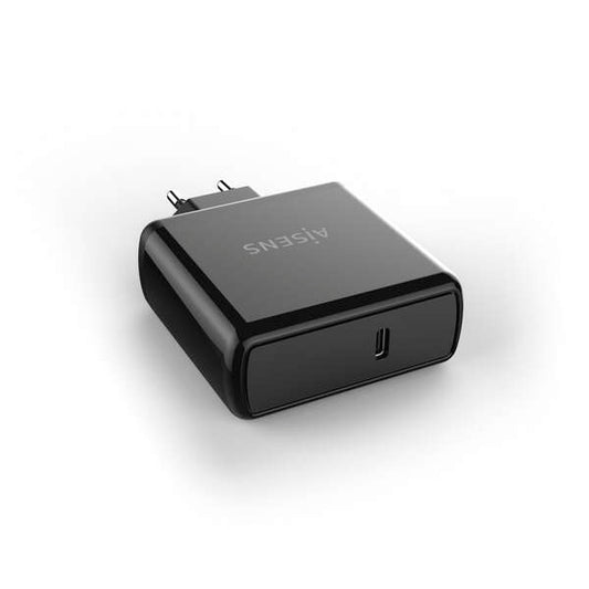 AISENS - Cargador PD3.0 QC3.0 1 Puerto 1xUSB-C 60W  Negro