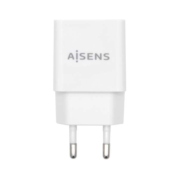 AISENS - Cargador USB 10W Alta Eficiencia  5V/2A  Blanco