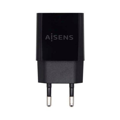 AISENS - Cargador USB 10W Alta Eficiencia  5V/2A  Negro