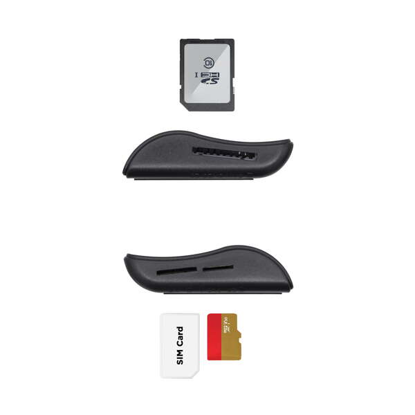 AISENS - Lector de Tarjeta Inteligente DNI con Lector de Tarjetas SIM  SD  Micro SD  MMC  RS-MMC  MMC Micro  Negro