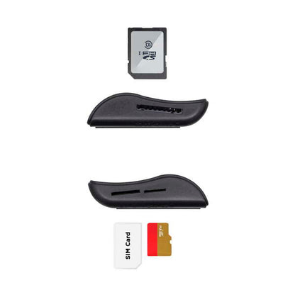 AISENS - Lector de Tarjeta Inteligente DNI con Lector de Tarjetas SIM  SD  Micro SD  MMC  RS-MMC  MMC Micro  Negro