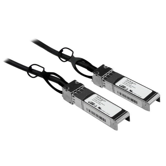 StarTech.com - Cable de 1m Twinax Direct Attach SFP+ a SFP+ - 10G Compatible con Cisco SFP-H10GB-CU1M - DAC de Cobre SFP+ 10GbE - DAC Pasivo de Bajo Poder 10Gbps Firepower ASR920 ASR9000