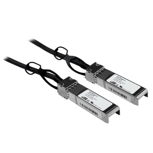 StarTech.com - Cable de 3m Twinax Direct Attach SFP+ a SFP+ - 10G Compatible con Cisco SFP-H10GB-CU3M - DAC de Cobre SFP+ 10GbE - DAC Pasivo de Bajo Poder 10Gbps Firepower ASR920 ASR9000