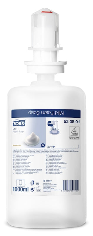 Tork - 520501 jabón 1000 ml Jabón en espuma 1 03 kg 6 pieza(s)