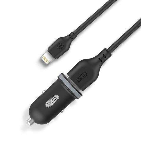 XO TZ08 Pack Cargador de Coche + Cable USB-A a Lightning - 2 Puertos USB 1 pieza(s)