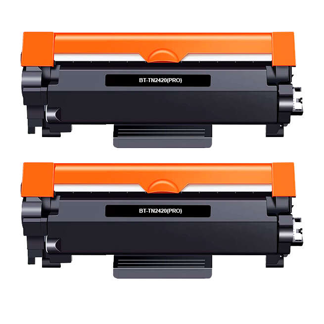 Brother TN2420/TN2410 Negro Pack de 2 Cartuchos de Toner Genericos Tintasmurcia.com