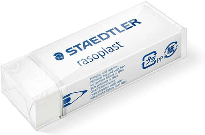 Staedtler Rasoplast 526 Pack de 3 Gomas de Borrar - Borrado de Alta Calidad - Minimos Residuos - Color Blanco 1 pieza(s)