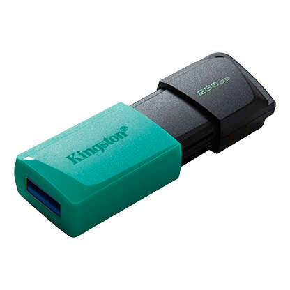 Kingston Technology - DataTraveler Exodia M unidad flash USB 256 GB USB tipo A 3.2 Gen 1 (3.1 Gen 1) Negro  Turquesa