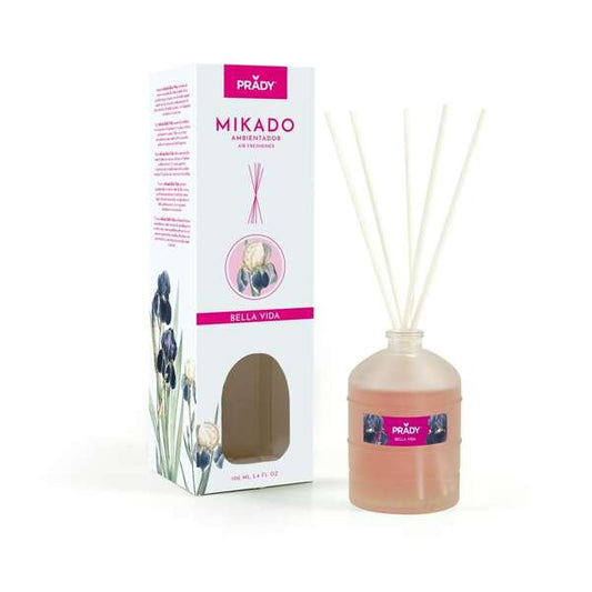 Prady Ambientador Mikado Belle Epoque - Frasco de Cristal 100ml y Varitas Difusoras 1 pieza(s)