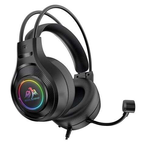 Coolsound G7 Auriculares Gaming con Microfono Flexible - Compatible con PC, MAC, PS5, PS4, Xbox 360, Nintendo Switch - Iluminacion LED - Diadema Ajustable - Almohadillas Acolchadas - Controles en Auricular - Cable de 2m 1 pieza(s)