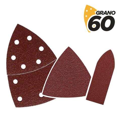 Blim Pack de 9 Lijas con Velcro para Lijadora BL0137 - Grano 60 - 3 Formatos 1 pieza(s)