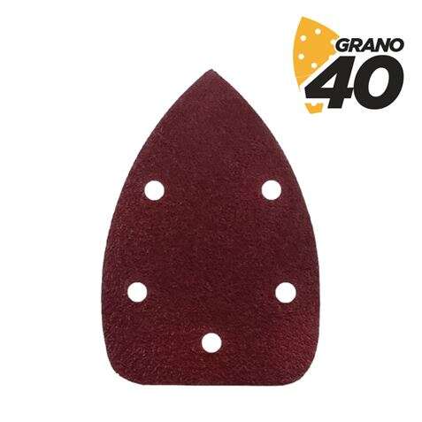 Blim Pack de 10 Lijas con Velcro para Lijadora BL0124 - Grano 40 - Formato Triangular 1 pieza(s)