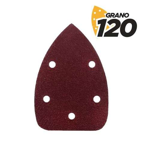 Blim Pack de 10 Lijas con Velcro para Lijadora BL0124 - Grano 120 - Formato Triangular 1 pieza(s)