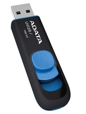 ADATA - DashDrive UV128 32GB unidad flash USB USB tipo A 3.2 Gen 1 (3.1 Gen 1) Negro  Azul