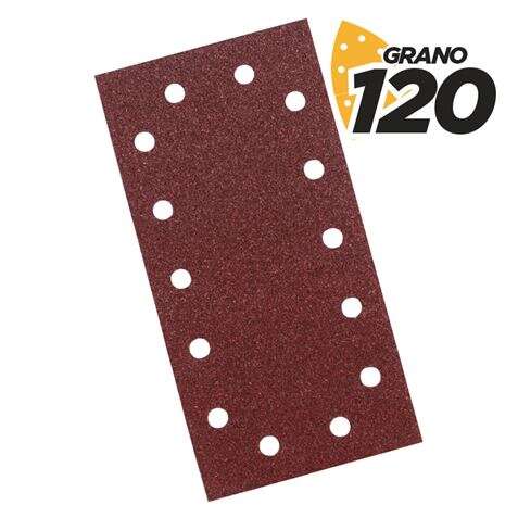 Blim Pack de 10 Lijas para Lijadora BL0123 - Grano 120 - Formato Rectangular 1 pieza(s)